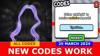 NEW CODES MARCH 25 2024 FREE UGC the circle game ROBLOX  ALL CODES [upl. by Bekki]