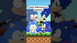 Sonic the Hedgehog References in Cartoons sonic [upl. by Art]