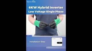 6KW Hybrid inverter Low Voltage Single Phasedeye cesun hybridinverter [upl. by Kruter]