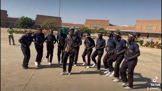 Khami Prison choir performing before visiting Namibia Correctional Service Commissioner General [upl. by Ardy302]