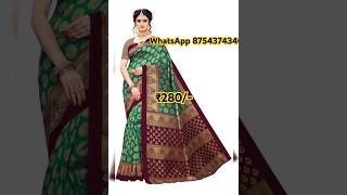 Art Silk saree only ₹280 online payment onlyfree delivery onlinesaress onlineshopping shorts [upl. by Trish]