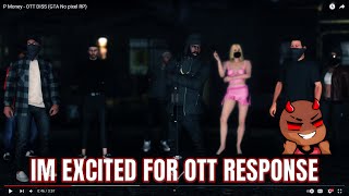 Peanut Reacts Official Video Of P Money OTT Diss  NoPixel 40 [upl. by Iliak]