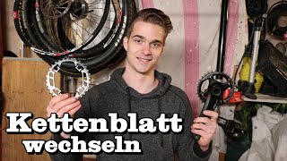 Kettenblatt am Fahrrad wechseln  Schritt für Schritt Anleitung Techtalk [upl. by Eenahs]