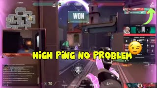 High Ping No Problem valorant valorantclips [upl. by Margarethe673]