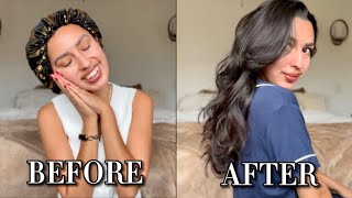 The 2 BEST Overnight Heatless Curl Methods [upl. by Daveta]