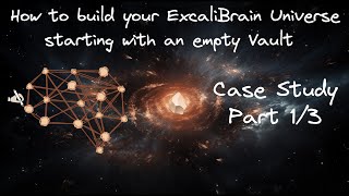 Getting started with ExcaliBrain  starting from an empty Obsidian Vault Part 1 of 3 [upl. by Gnidleif]