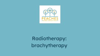 Preparing for radiotherapy brachytherapy [upl. by Marius468]