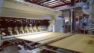 Process of the honeycomb paperboard production line from base paper to finished paperboard [upl. by Nira]