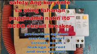 how to install RCBO circuit breaker for house protection [upl. by Inahpets440]