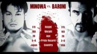 Interviews  Ikuhisa Minowa vs Phil Baroni II Pride Bushido 9 [upl. by Beatriz]