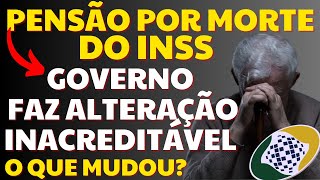 ALERTA PENSÃO POR MORTE DO INSS O QUE MUDOU GOVERNO CRIOU NOVA REGRA QUAL O VALOR DO BENEFÍCIO [upl. by Lacey]