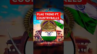 Flag Trend 🇮🇳🇵🇭🇺🇸🇷🇺💀 india countryballs indiacountryball philippines usa russia shorts [upl. by Alanson]