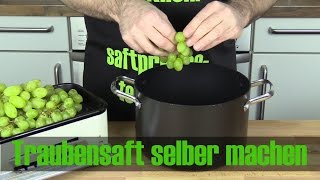 In 5 Schritten Traubensaft selber machen [upl. by Khanna]