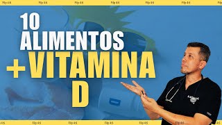 ¿Te falta vitamina D Descubre los 10 alimentos que más la contienen aparte del sol [upl. by Ttekcirc]