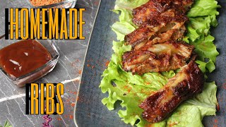 BBQ homemade ribs How to cook ribs in the oven [upl. by Allison142]