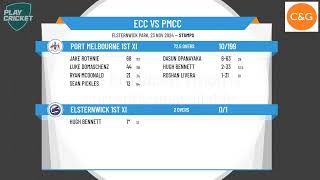 Elsternwick 1st XI v Port Melbourne 1st XI [upl. by Aihtekal]