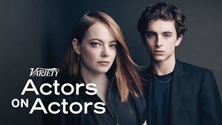 Timothée Chalamet amp Emma Stone  Actors on Actors  Full Conversation [upl. by Eseilenna]