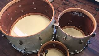 Slingerland Radio King Gene Krupa Deluxe  Brownie Drums [upl. by Othello]