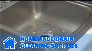 Housecleaning Tips  Homemade Drain Cleaning Supplies [upl. by Metcalf]