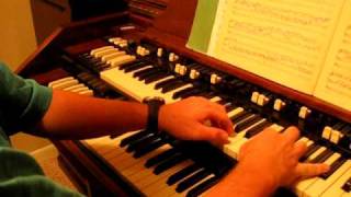 JS Bach St Anne Fugue on Hammond RT3 with leslie 122 and 147 stereo [upl. by Andre]