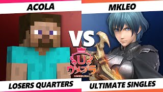 Umebura SP 11 TOP 8  Acola Steve Vs MkLeo Byleth Smash Ultimate  SSBU [upl. by Ailehs]