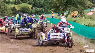 Motocross Seitenwagen WM Straßbessenbach 2019 Lauf 2 [upl. by Natala]