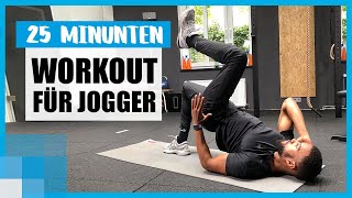 Workout für Jogger 25 MIN Krafttraining für einen besseren Lauf mit Coach Kofi 🏃‍♂️  ohne Geräte [upl. by Ashti]