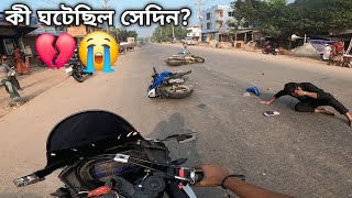 R15v3 and RTR2v Crash  Bike Accident  Close call Its Me NRB [upl. by Nosyerg]