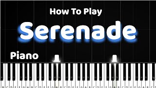 Schubert  Serenade  Easy Piano Tutorial [upl. by Atsirhc]