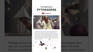 Pythagoras 🔍 Ang Sikreto sa Likod ng Pythagorean Theorem ✨ pythagoras MathGaling MathTutorial [upl. by Eniamej]