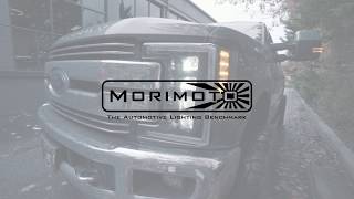 2017 FORD SUPER DUTY F250 F350 LED HEADLIGHTS  MORIMOTO XB LED [upl. by Angele732]