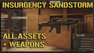 ALL Insurgency Sandstorm SECURITY ASSETS  WEAPONS  Insurgency Sandstorm Gameplay Beta One [upl. by Padget611]