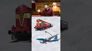 महंगी हवाई यात्रा के कारण आम आदमी रेल से सफर करने को मजबूर  raghavchadha flight aviation [upl. by Handel]