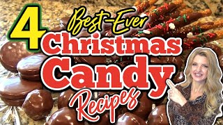 4 Incredible CHRISTMAS CANDY RECIPES You MUST TRY  HOLIDAY SWEET TREATS You Dont Want To Miss [upl. by Aneeuq908]