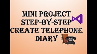 Create Telephone Diary  Mini Project  step by step in c [upl. by Berthold]