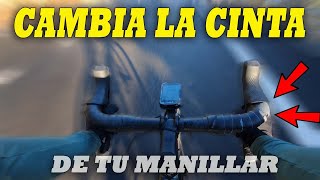 Como cambiar la CINTA de tu MANILLAR  Mantenimiento básico [upl. by Knuth]