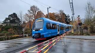 X15p 701 departs Mörby on line 29 towards Näsbypark [upl. by Rekoob]