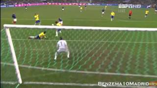 Benzema vs Brésil [upl. by Rimidalv]