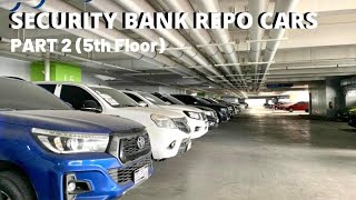 SECURITY BANK REPO CARS PT2 [upl. by Leunamme687]