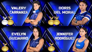 Doble Medallista Valery Doris Medallistas Evelyn Jennifer Titanes vs Heroes [upl. by Odlabso]