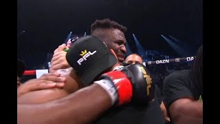 FRANCIS NGANNOU A BATTU RENAN FERREIRA ET EST LE CHAMPION HEAVY WEIGHT DU PFL [upl. by Casper]