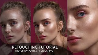 photoshop tutorial portrait beauty retouching photo editing [upl. by Itsyrc64]