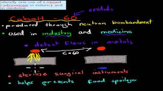 5 Uses of radioisotopes HSC chemistry [upl. by Jo-Anne]