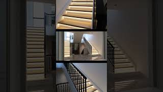 Smart Lighting Staircase interiordesign homedecor lightingdesign smarthome [upl. by Vershen]