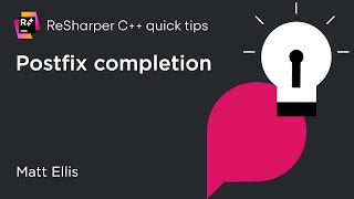 ReSharper C Quick Tips Postfix Completion [upl. by Ordnasil]