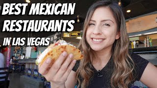 Best MEXICAN Restaurants in Las Vegas [upl. by Wilmer452]