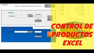 Ejemplo de Control de Productos de Limpieza Excel Archivo Descargable [upl. by Ruelle]