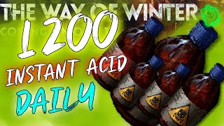 Get 1200 INSTANT Acid A Day in Once Human The Way of Winter How to Get Tons Of Acid Easy [upl. by Korry]