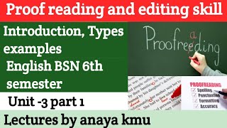 Proofreading  proof reading vs editing  types of editingeasy explanation with examples [upl. by Rivy759]