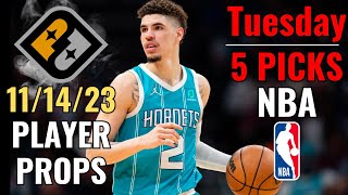 PRIZEPICKS NBA TUESDAY 1114 CORE PLAYER PROPS [upl. by Eirret581]